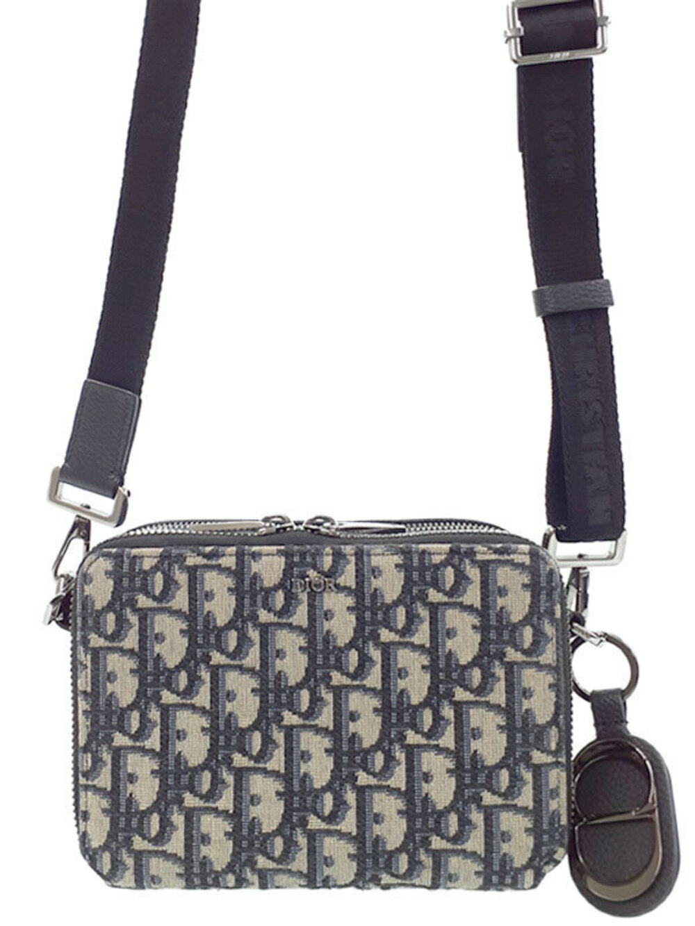 Christian Dior Oblique Shoulder Strap Pouch Clutch Bag